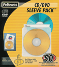 FELLOWES CD/DVD SLEEVE PACK 50unid.