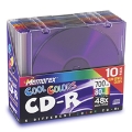 CD-R CoolColors, 700Mb - 48x, ideal para la clasificacion de su información, discos totalmente coloreados.