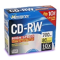 CD-RW, regrabable hasta 1000 veces, para pruebas intermedias, backups y proyectos.