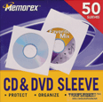 MEMOREX CD&DVD SLEEVE PAPER 50unid.